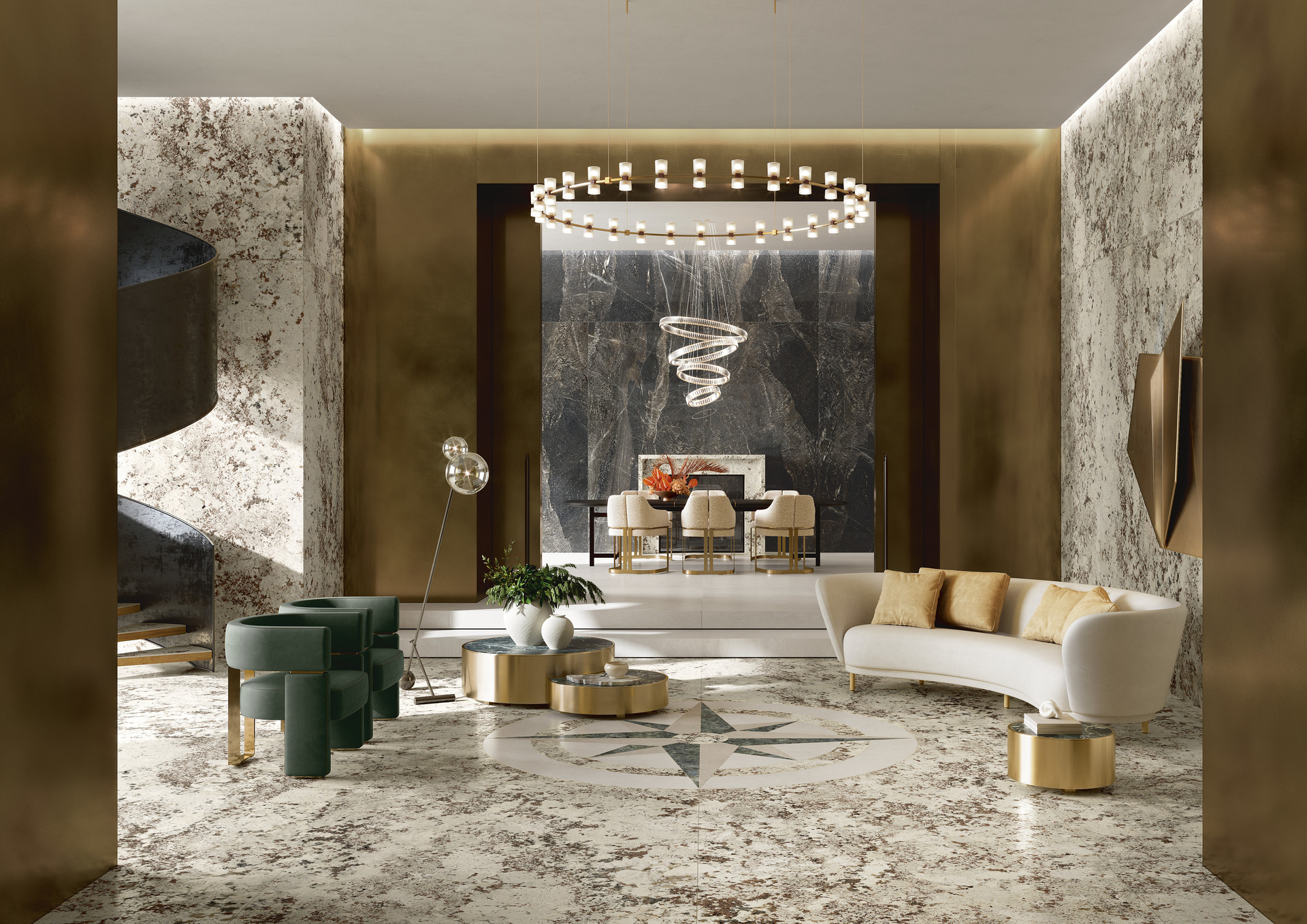 Revestimento Porcelânico Efeito de granito - GRAITI MAXIMUM